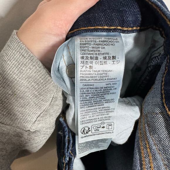 Levi's 559 Relaxed Straight Fit Jeans Men 33x34 Blue Dark Wash Classic Casual - Picture 8 of 12